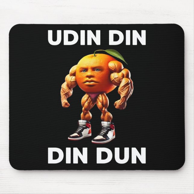 Udin Din Din Dun Italian Brainrot Meme Udindindind Mouse Mat (Front)