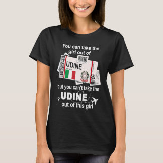 Udine Boarding Pass Udine Girl Udine T-Shirt