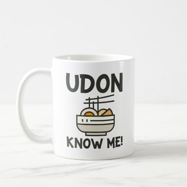 Udon Know Me Coffee Mug (Left)