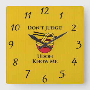 Udon Know Me Wall Clock