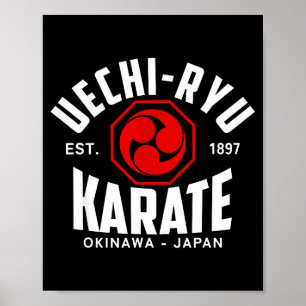 Uechi-ryu Karate Do Martial Arts Japan Okinawa  Poster