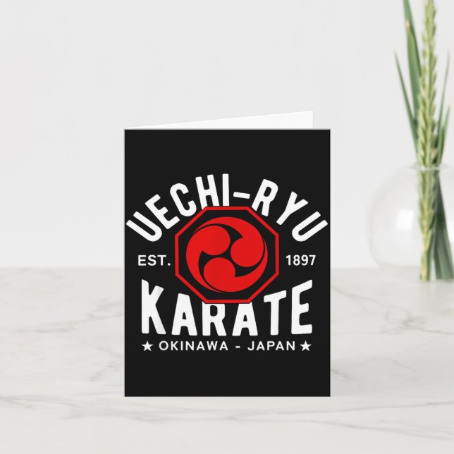 Uechi Ryu Karate Do Martial Arts Japan Tokyo  Card (Front)