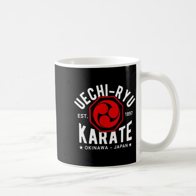 Uechi Ryu Karate Do Martial Arts Japan Tokyo  Coffee Mug (Right)