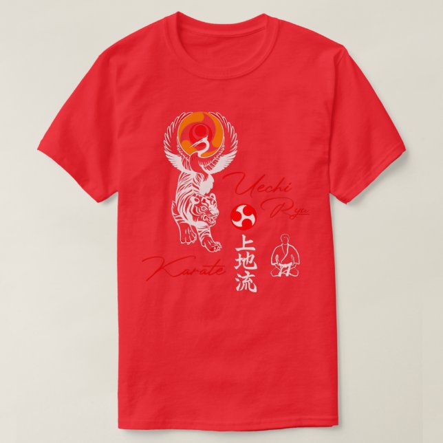 Uechi Ryu Karate Soul Martial Arts Spirit T-Shirt (Design Front)
