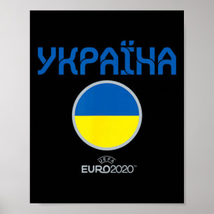 Uefa Euro 2020 ukraine' Nation  Poster