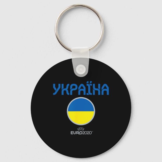 Uefa Euro ukraine' Nation  Key Ring (Front)