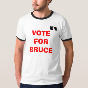 UEFL "Vote for Bruce" Ringer T-Shirt