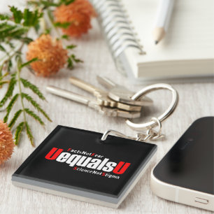UEqualsU HIV Facts Not Fear Science Not Stigma Key Ring