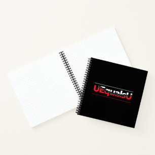 UEqualsU HIV Undetectable Typography Art Notebook