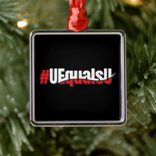 UEqualsU HIV Undetectable Untransmittable Art Metal Tree Decoration