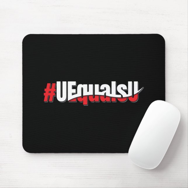 UEqualsU HIV Undetectable Untransmittable Art Mouse Mat (With Mouse)