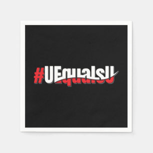 UEqualsU HIV Undetectable Untransmittable Art Napkin