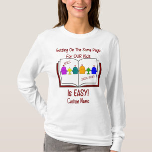 UES StaffShirt Womens Basic LongSleeveT CustomName T-Shirt