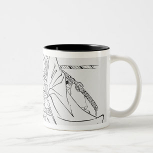 Uesugi Kenshin Two-Tone Coffee Mug