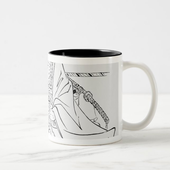 Uesugi Kenshin Two-Tone Coffee Mug (Right)