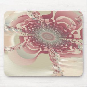 UF Abstract Flower Mouse Mat