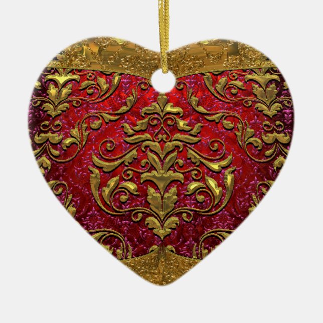 Ufaycicle Baroque IV Ceramic Tree Decoration (Front)