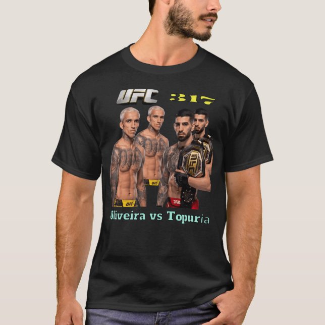 UFC 317, Oliveria v Topuria T-Shirt (Front)