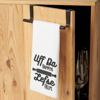 Uff Da Happens, Lefse Helps Kitchen Towel