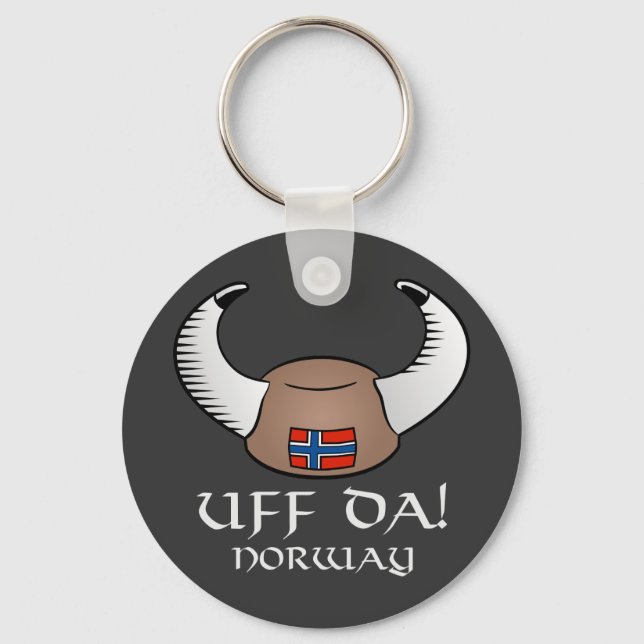 Uff Da! Norway Key Ring (Front)