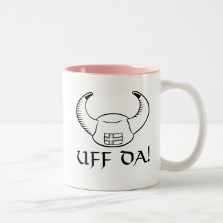 Uff Da! Viking Hat Two-Tone Coffee Mug