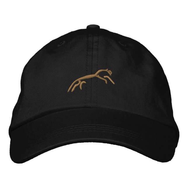 Uffington horse embroidered hat (Front)