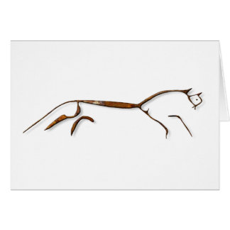 Uffington Horse Rust Card
