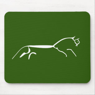 Uffington white horse ancient geoglyph symbol engl mouse mat