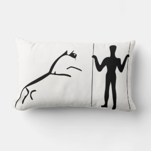 Uffington White Horse - Long Man Lumbar Cushion