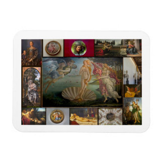 Uffizi Gallery Collage Magnet