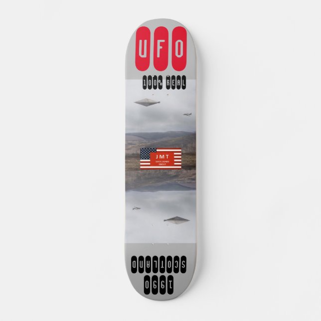 UFO  1990  SCOTLAND REAL Skateboard (Front)