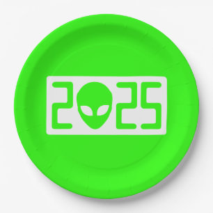 UFO 2025 PAPER PLATE