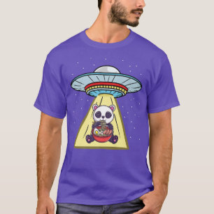 Ufo Abduction Panda Ramen Noodles 2946 T-Shirt