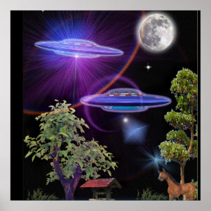UFO abduction Poster