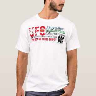 UFO ABOVE TOP SECRET Men's Basic T-Shirt