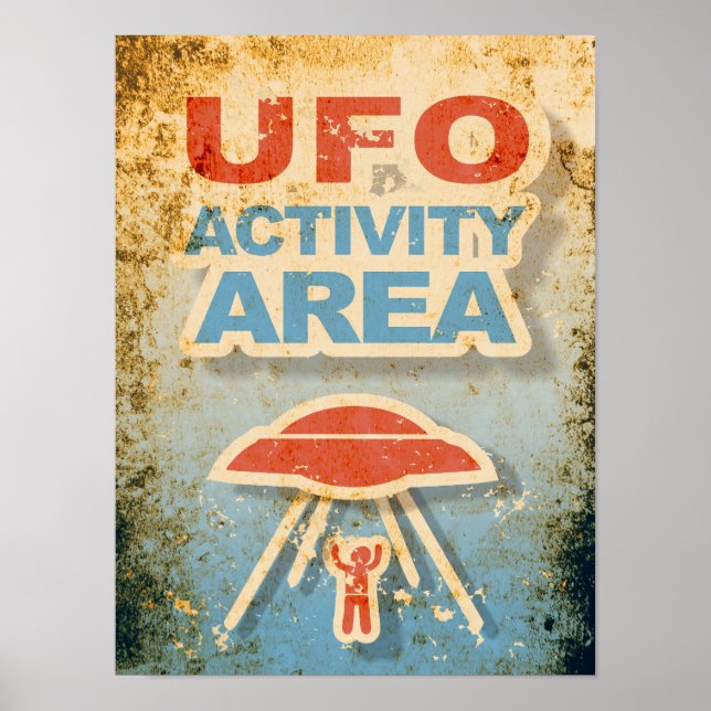 UFO Activity Area Poster (Front)
