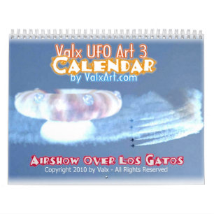 UFO Air show over Los Gatos Calendar
