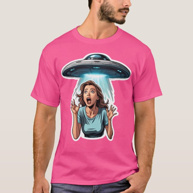 Ufo Alien Abduction T-Shirt (Front)