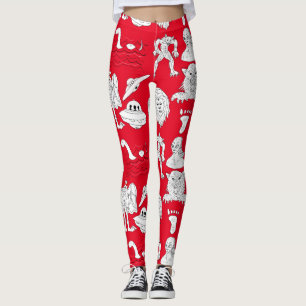 UFO, Alien, Bigfoot Cryptid Leggings