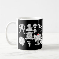 UFO, Alien, Bigfoot, Mothman, Dogman, Cryptids