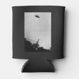 UFO Alien Extraterrestrial Spacecraft Top Secret Can Cooler