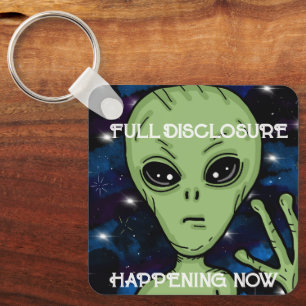 UFO Alien Full Disclosure  Key Ring
