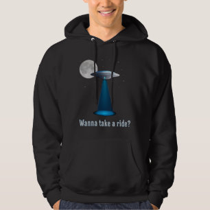 Ufo Alien Science Fiction Space Sci-Fi Funny Gift Hoodie