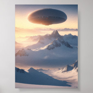 UFO Alien Space Digital Posters & Wall Art