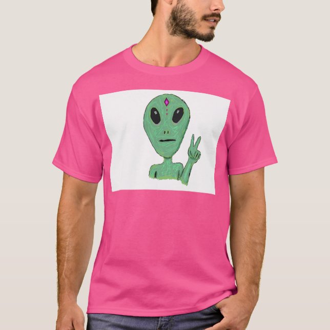 Ufo Alien T-Shirt (Front)