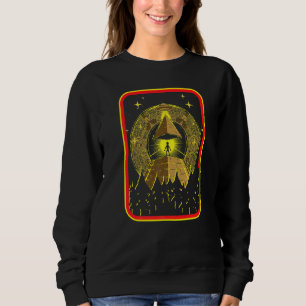 Ufo Alien Third Eye Illuminati Extraterrestrial Sp Sweatshirt