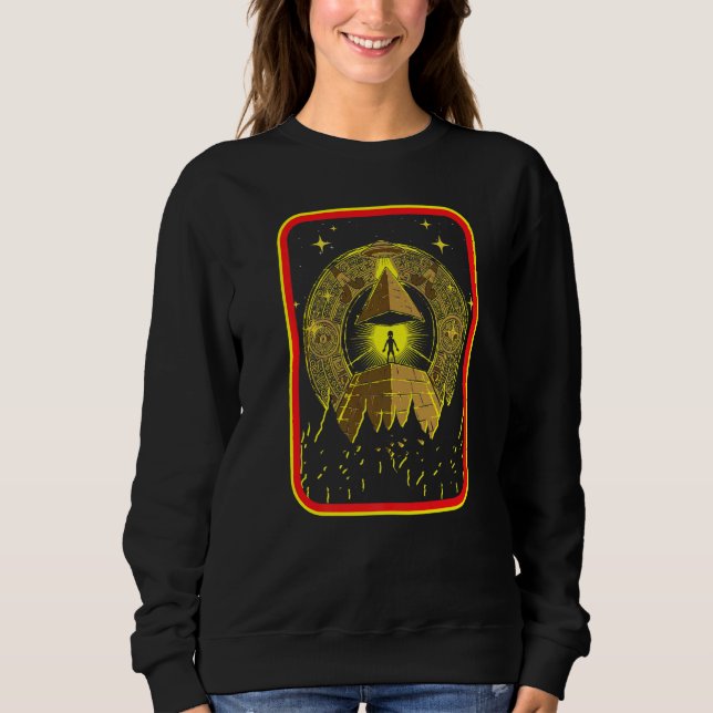 Ufo Alien Third Eye Illuminati Extraterrestrial Sp Sweatshirt (Front)