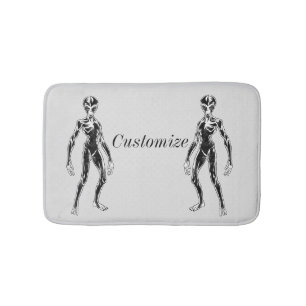 UFO Alien Thunder_Cove Bath Mat