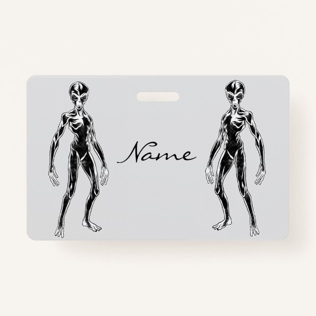 UFO Alien Thunder_Cove ID Badge (Front)