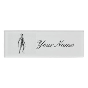 UFO Alien Thunder_Cove Name Tag